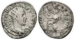 Philip I, AD 244-249. AR, Antoninianus. 3.48 g. 23.10 mm. Rome.