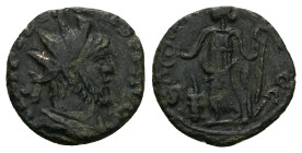 Tetricus I, Romano-Gallic Emperor, AD 271-274. AE, Antoninianus. 2.20 g. 16.93 mm. Treveri.