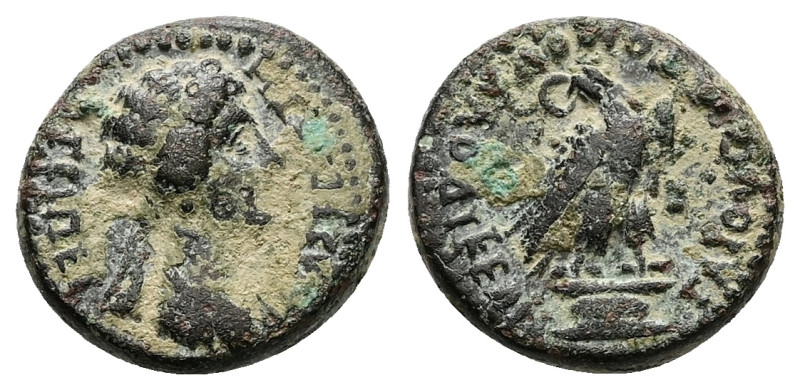 Phrygia, Laodicea ad Lycum. Agrippa II, AD 50-59. AE. 3.76 g. 16.90 mm.
