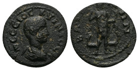 Pisidia, Baris. Hostilian as Caesar, AD 250-251. AE. 2.21 g. 19.09 mm.