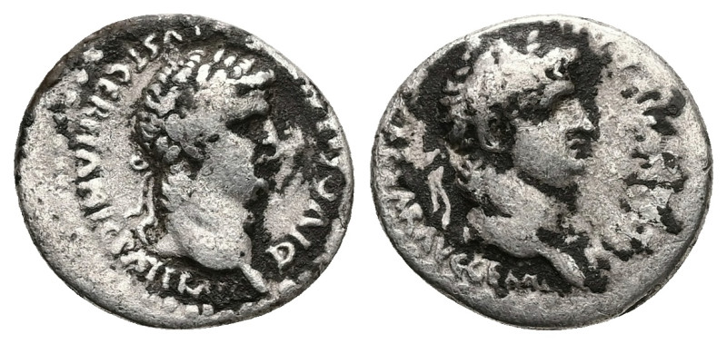 Cappadocia, Caesarea. Nero and Claudius. 3.36 g. 17.56 mm.