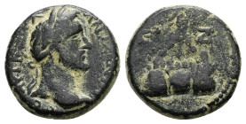 Cappadocia, Caesarea. Antoninus Pius, AD 138–161. AE. 6.65 g. 18.35 mm.
