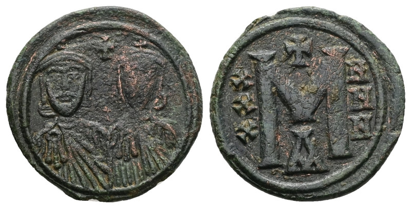 Nicephorus I, AD 802-811. AE, Follis. 5.68 g. 24.42 mm. Constantinople.
