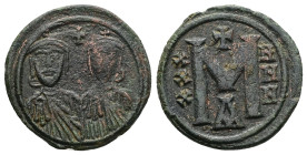 Nicephorus I, AD 802-811. AE, Follis. 5.68 g. 24.42 mm. Constantinople.