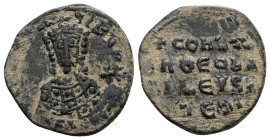 Constantine VII Porphyrogenitus, AD 913-959. AE, Follis. 7.83 g. 25.24 mm. Constantinople.