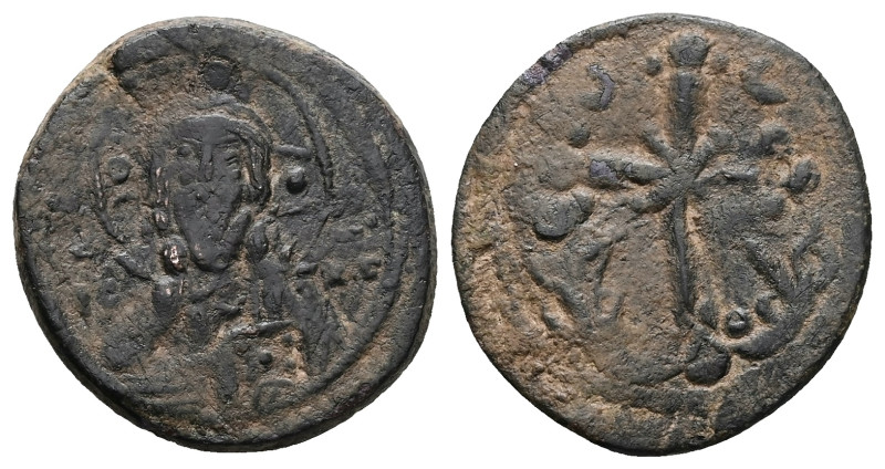Anonymous Follis, Class I. Nicephorus III Botaniates, AD 1078-1081. AE, Follis. ...