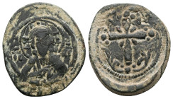 Anonymous Follis, Class I. Nicephorus III Botaniates, AD 1078-1081. AE, Follis. 7.33 g. 28.66 mm. Constantinople.