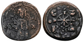 Nicephorus III Botaniates, AD 1078-1081. AE, Follis. 6.70 g. 26.70 mm. Constantinople.