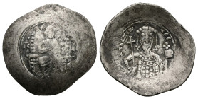 Alexius I, AD 1081-1118. Bl, Aspron Trachy. 3.46 g. 27.36 mm. Constantinople.