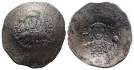 John II Comnenus, AD 1118-1143. BI, Aspron Trachy. 4.44 g. 29.08 mm. Constantinople.