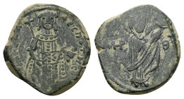 Manuel I Comnenus, AD 1143-1180. AE, Tetarteron. 3.92 g. 20.52 mm. Constantinople.