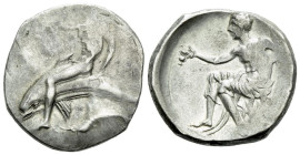 Calabria, Tarentum Nomos circa 450-440 - Ex Naville Numismatics sale 75, 17.