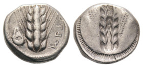 Lucania, Metapontum Stater circa 470-440 - Ex Gorny & Mosch 50, 1990, 64 and Gorny & Mosch 251, 2017, 4085 sales. Graded VF strike 5/5, surface 3/5, N...