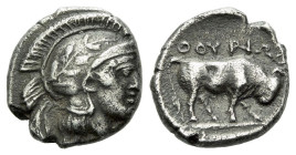Lucania, Thurium Triobol circa 443-400 - From the collection of a Mentor.