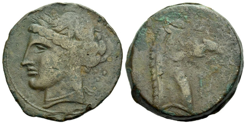 The Carthaginians in Sicily and North Africa, Sardinia Dishekel circa 264-241, Æ...