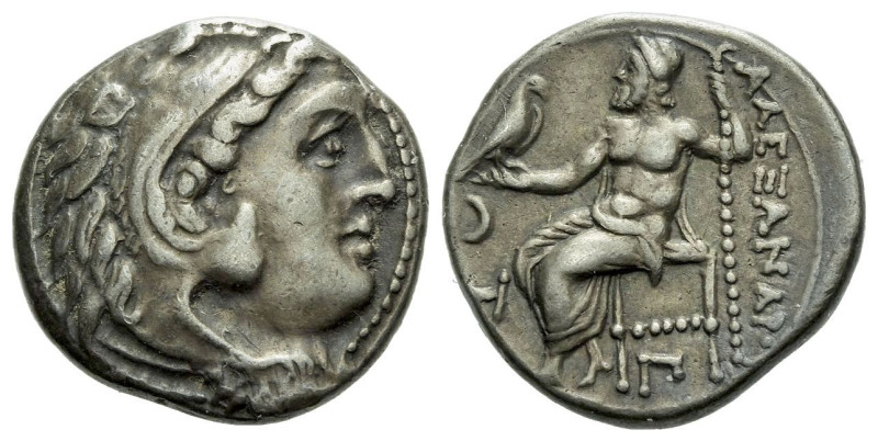 Kingdom of Macedon, Alexander III, 336-323 and posthumous issues Colophon Drachm...