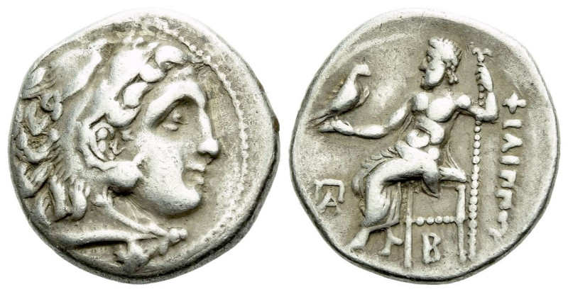 Kingdom of Macedon, Philip III Arridaeus, 323-317 Colophon Drachm circa 323-319,...