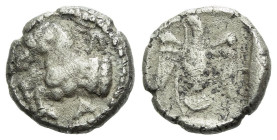 Kingdom of Thrace, Sparadokos, circa 464-444 Olynthos (?) Diobol circa 464-444 - From the collection of a Mentor.