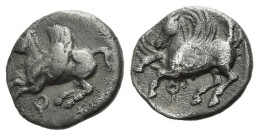 Corinthia, Corinth Obol Early IV century BC - From the collection of a Mentor.