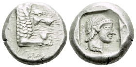 Caria, Cnidus Drachm circa 500-490