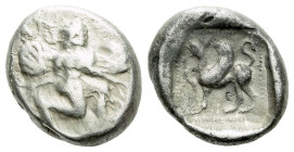 Caria, Kaunos Hemidrachm circa 490-470