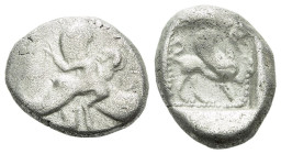 Caria, Kaunos Hemidrachm circa 490-470