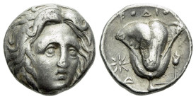 Islands off Caria, Rhodes Drachm circa 275-250 - From the collection of a Mentor.