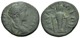 Lydia, Acrasus Geta Caesar, 198-209. Bronze circa 198-217 - Ex Roma, E-Sale 88, 2021, 652