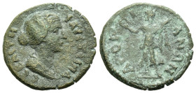 Phrygia, Amorium Faustina junior, daughter of Antoninus Pius and wife of Marcus Aurelius Bronze circa 152-176
