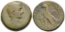 Egypt, Alexandria Octavian as Augustus, 27 BC – 14 AD Diobol – 80 Drachmai circa 30-28 BC