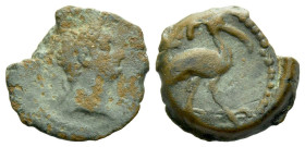 Egypt, Alexandria Vespasian, 69-79 Dichalkon circa 70-71 (year 3)