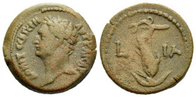 Egypt, Alexandria Domitian, 81-96 Obol circa 91-92 (year 11)