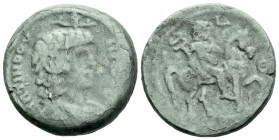 Egypt, Alexandria Antinoüs. Died 130. Tessera circa 134-135 (year 19)