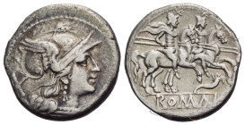 Cornucopiae (second) series. Denarius circa 179-170