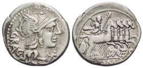 L. Antestius Gragulus. Denarius circa 136