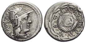 M. Metellus Q. f. Denarius circa 127