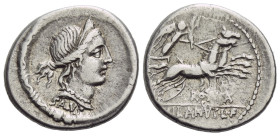 D. Iunius Silanus L.f. Denarius circa 91