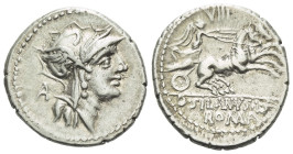 D. Iunius Silanus L.f. Denarius circa 91