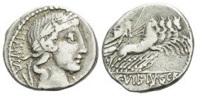 C. Vibius C.f. Pansa. Denarius circa 90