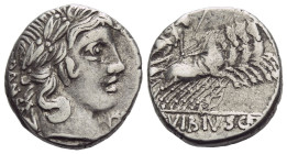 C. Vibius C.f. Pansa. Denarius circa 90