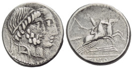 C. Marcius Censorinus. Denarius circa 88