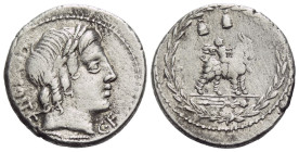 Mn. Fonteius C.f. Denarius circa 85