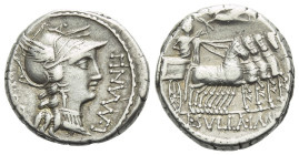 L. Cornelius Sulla Imperator with L. Manlius Torquatus Proquaestor Denarius mint moving with Sulla 82 - Ex Naville sale 56, 425.