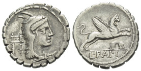 L. Papius Denarius serratus 79