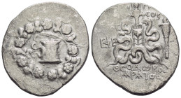 T. Ampius T.f. Balbus. Cistophoric tetradrachm circa 58-57