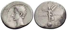 Octavian, 32 – 27 BC Denarius Brundisium and Rome circa 32-29