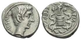 Octavian, 32 – 27 BC Quinarius Brundisium or Rome circa 29-27