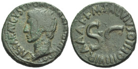 Octavian as Augustus, 27 BC – 14 AD As, M. Salvius Otho Rome circa 7 BC - Ex Naville Numismatics sale 72, 460.