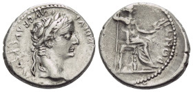 Tiberius, 14-37 Denarius Lugdunum circa 14-37