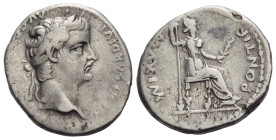 Tiberius, 14-37 Denarius Lugdunum circa 14-37